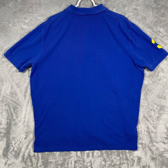 Polo by Ralph Lauren Blue Mens XXL Rugby Shirt Big Pony & Yacht Club Embroidery - Picture 11 of 11